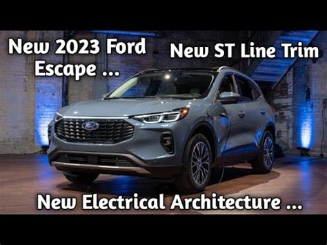 2023 Ford Escape First Look Review Toughening Up A Softy YouTube