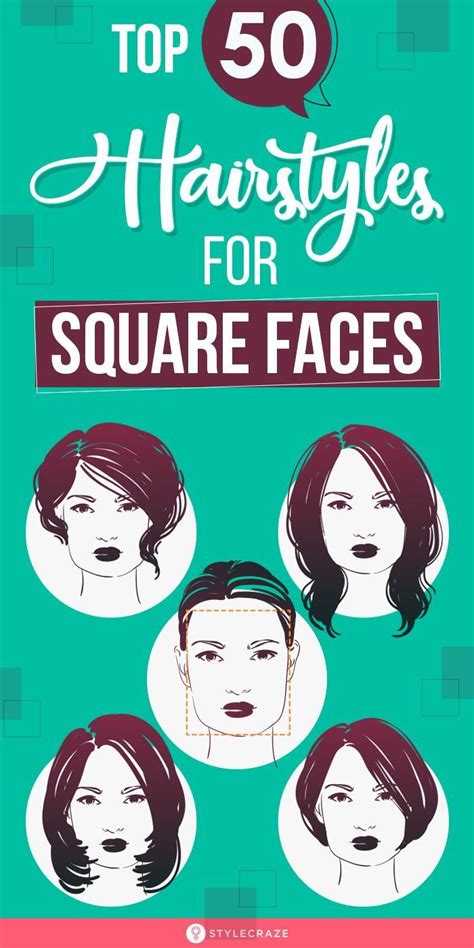 50 Most Flattering Hairstyles For Square Faces Artofit