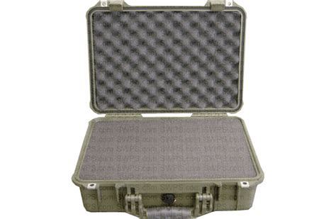 Pelican 1500 Case With Foam OD GREEN 200 MOQ From SWPS