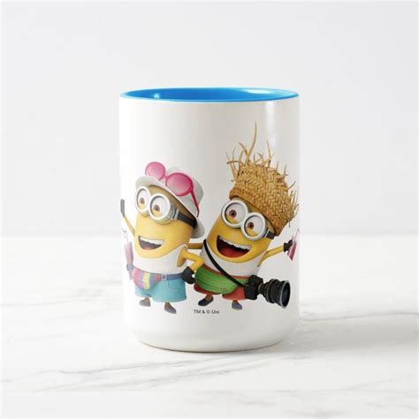 Despicable Me Minions Vacation Two Tone Coffee Mug Zazzle Mugs