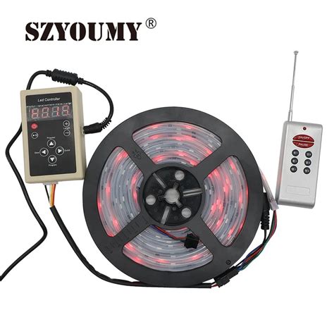 Szyoumy 5 M 12 V 6803 Ic Sonho Cor Rgb Tira Conduzida 5050 Smd 30led M