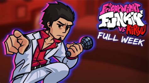 FNF Vs Kiryu Full Week By LuckyGuy 17