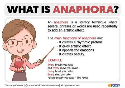 What Is Anaphora Definition Of Anaphora