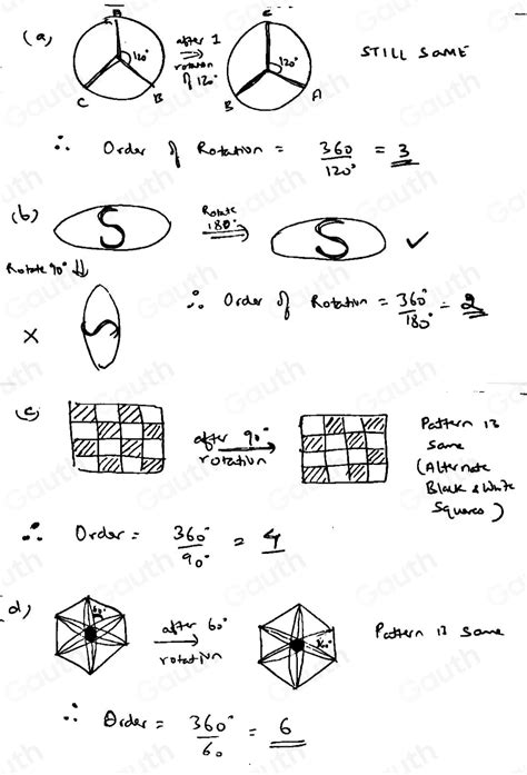 Solved: Here are four logos. What is the order of rotational symmetry ...