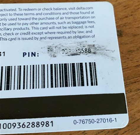 Delta Gift Card Pin Scratched Off How To Retrieve Milvestor