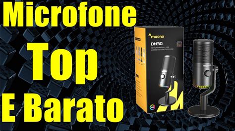 Unboxing Microfone Maono DM30 Bom E Barato YouTube