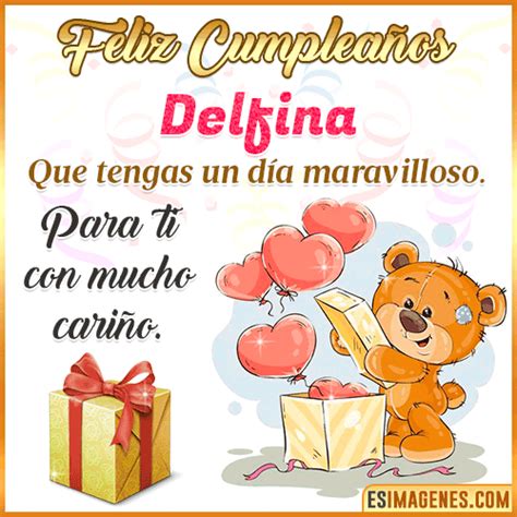 ºº Feliz Cumpleaños Delfina 32 Tarjetas y