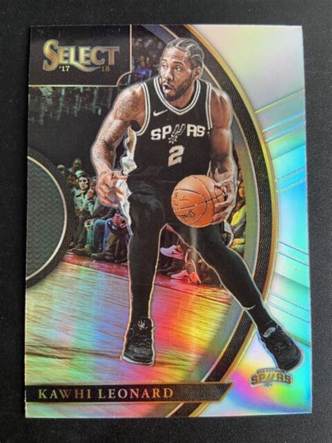 2017 18 Panini Select Concourse Silver Prizm 36 Kawhi Leonard For