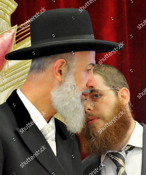 Israels Ashkenazi Chief Rabbi Yona Metzger Editorial Stock Photo