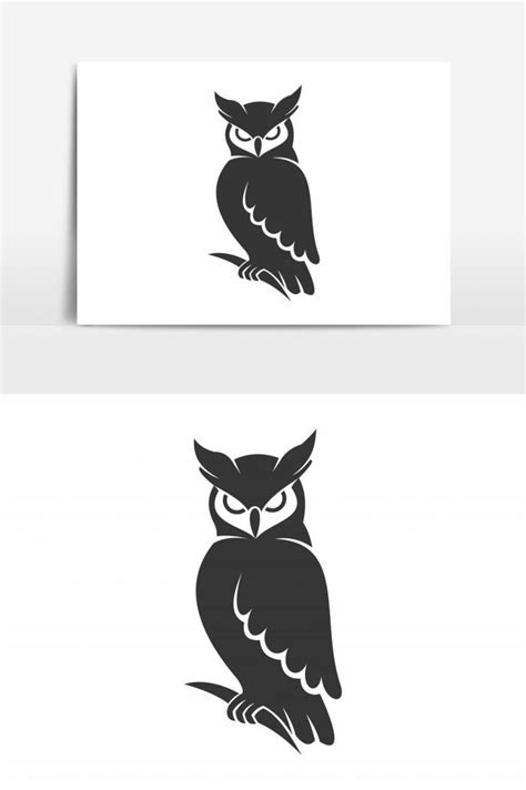 Gambar Logo Burung Hantu Template Psd And Pngvektor Download Gratis