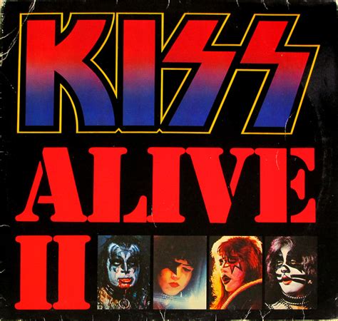 KISS Alive II Cover Gallery & 12" Vinyl LP Discography Information # ...