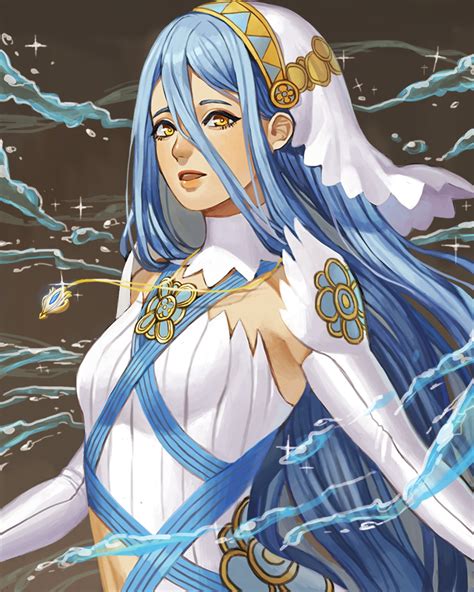 Fire Emblem Fates Azura ファイアーエムブレム イラスト キャラクタースケッチ