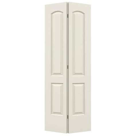 Shop Reliabilt Hollow Core 2 Panel Round Top Bi Fold Closet Interior Door Common 30 In X 80 In