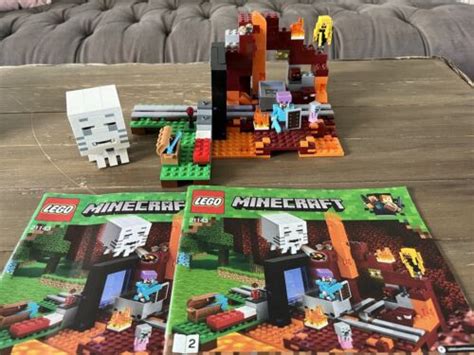 Lego 21143 The Nether Portal (Complete With Figures & Instructions) | eBay