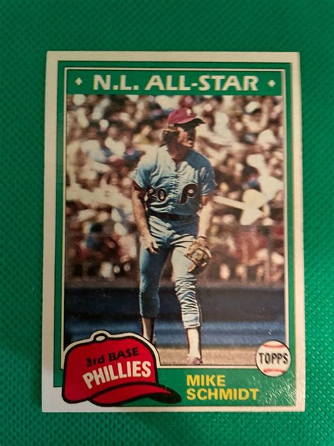 1981 TOPPS 540 MIKE SCHMIDT ALL STAR EBay