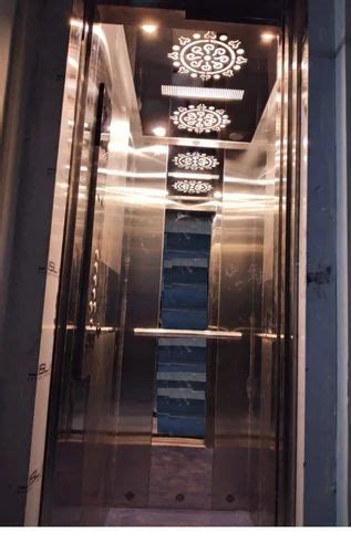 Stainless Steel Residential Elevator With Machine Room Maximum Speed