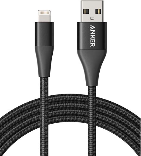 Anker PowerLine II USB A Till Lightning Kabel 1 8m Svart