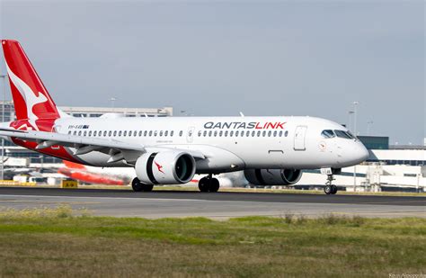 VH X4B QANTASLINK AIRBUS A220 300 Tullamarine Int L Airpor Flickr