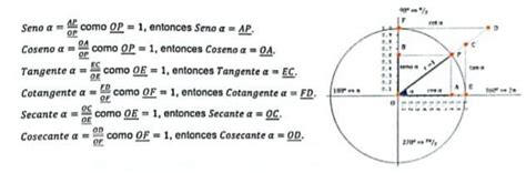 Analiza El Círculo Unitario E Indique ¿cuales Son Los ángulos Para Los Cuales El Seno Y Coseno