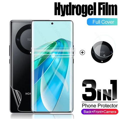 Soft Hydrogel Film For Honor X9a 5g X9b Carbon Fibre Front Back Film For Honorx9 A B X 9a X8b