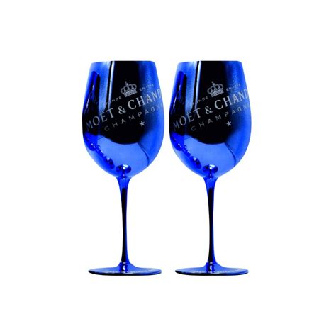 Moet Chandon Glasses in Blue Imperial Chamgagner Limited Ibiza - Etsy