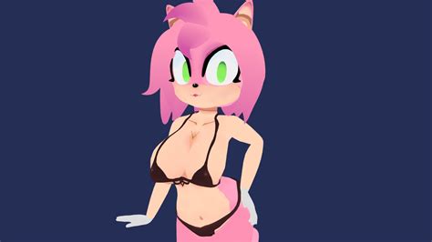 Amy Rose 3d Model By Mitzuwu [6742cc6] Sketchfab