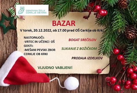 Novoletni Bazar O Cerklje Ob Krki