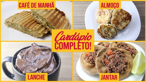 CARDÁPIO FIT FÁCIL DELICIOSO Café da Manhã Almoço Lanche e Jantar