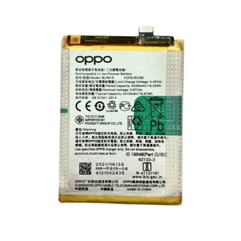 Blp819 Oppo Reno5 4g Reno6 4g Replacement Battery Polar Tech