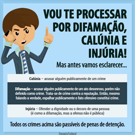 Você Sabe Qual A Diferença Entre Calúnia Injúria E Difamação