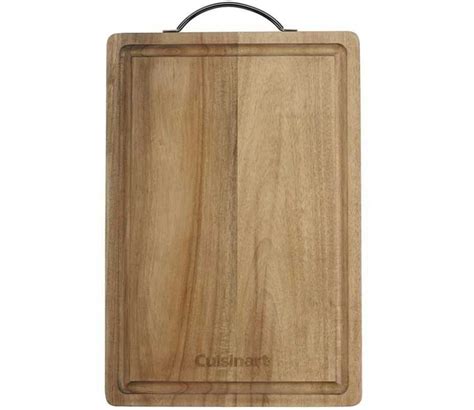 Tabla De Madera Acacia Para Picar Con Agarradera De 15 Pulgadas