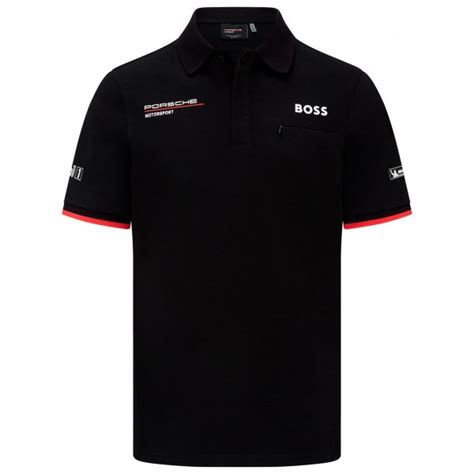 Porsche Motorsport Team Polo Shirt Black