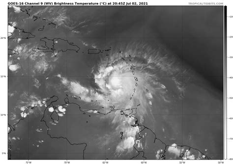 Hurricane Watch Issued For Eastern Cuba As Elsa Moves Through The