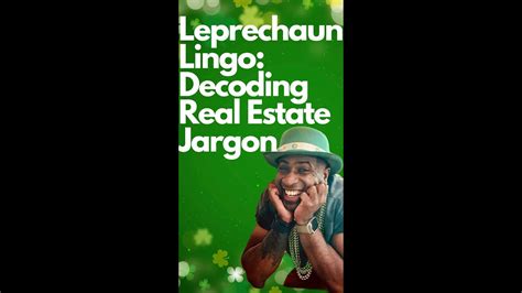 Leprechaun Lingo Decoding Real Estate Jargon Shorts YouTube