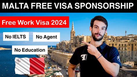 Malta Work Permit Jobs Offer Visa Sponsorship Youtube