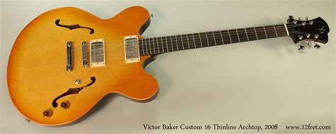 Victor Baker Custom Thinline Archtop Fret