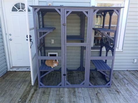 Aivituvin Catio Outdoor Cat Enclosure Large Cat House For