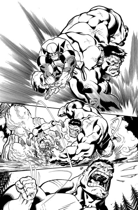 Wolverine vs Hulk page by DexterVines on DeviantArt