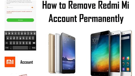 How To Remove Redmi Mi Account Permanently Remove Disable