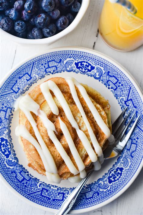 Cinnamon Roll Pancakes Dance Around The Kitchen