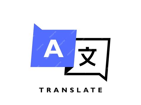 Premium Vector Online Language Translator Chat Bubbles Translation