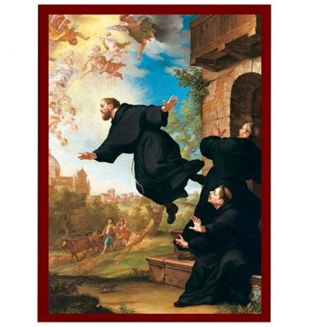 Saint Joseph Of Cupertino Icon Handmade Lithography Etsy