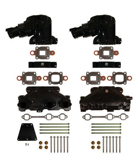 Mercruiser Exhaust Manifold Riser Elbow Kit L Dry Joint W