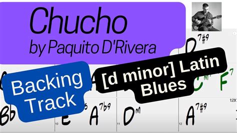 Chucho Paquito D Rivera Minor Blues Backing Track D Minor Latin