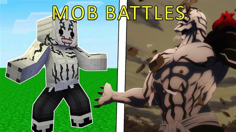 Hanami Mob Battles Minecraft Jujutsu Kaisen Mod Youtube