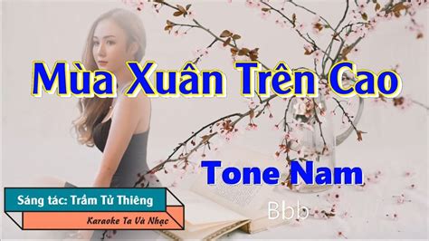 Karaoke I M A Xu N Tr N Cao Tone Nam Tavanhac Youtube