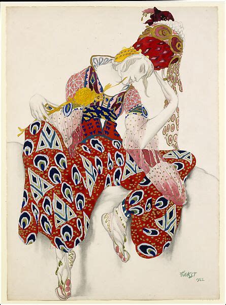 L On Bakst Costume Study For Vaslav Nijinsky In The Role Of Iksender