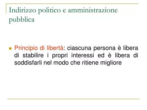 PPT Indirizzo Politico E Amministrazione Pubblica PowerPoint