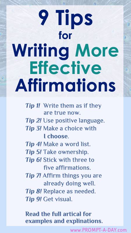 How To Write And Use Affirmations For A More Positive Happier You