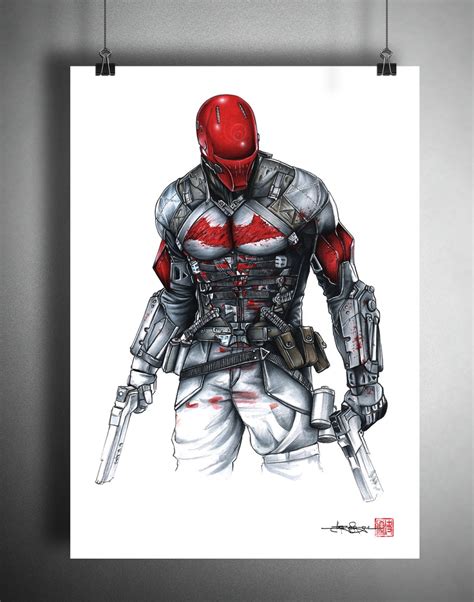 Red Hood Arkham Knight Art